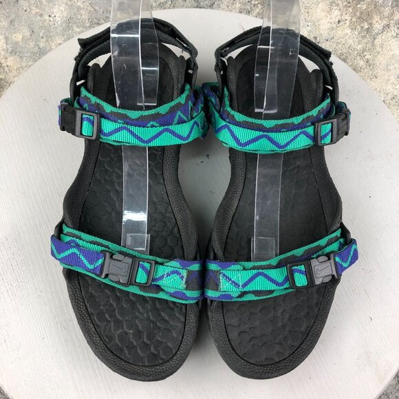 Nike VTG 90\'s Men\'s 12 ACG Deschutz+ Blue Green Buckle Outdoor Water Sandals main image 10